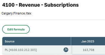 Plan line account and dimensions
